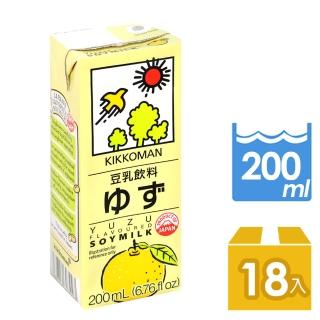 【龜甲萬】龜甲萬豆乳-柚子風味200mlx18入/箱