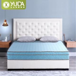 【YUDA 生活美學】軟床墊-[雙面睡+厚度22cm]日式下川 單人加大3.5尺三線泡棉加強/獨立筒床墊(獨立筒床墊)