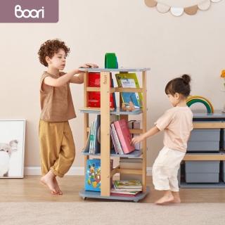 【成長天地】澳洲Boori 兒童床青少年旋轉書架多功能收納書櫃BR009不含輪子(澳洲30年嬰童知名品牌)
