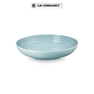 【Le Creuset】瓷器義麵盤 22cm(海洋之花/水手藍 2色選1)