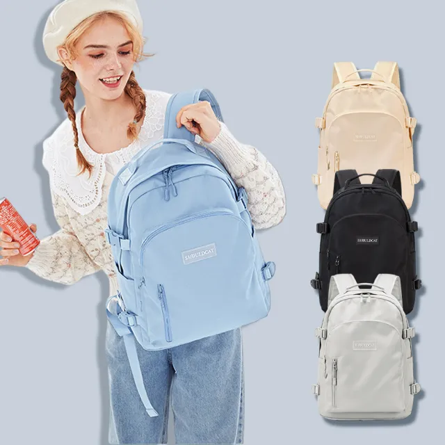 【Her】雙11 15吋筆電包 聖誕大容量防潑水 男女後背包 登山背包 學生書包 肩背包 防水