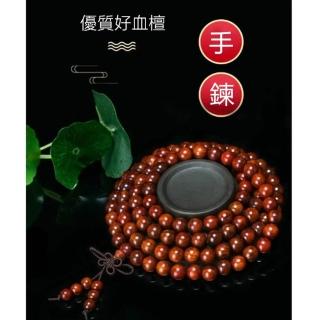 【Penny珮妮】非洲小葉紫檀血檀佛珠108顆多圈手鍊項鍊8mm(母親節禮物/交換禮物/送女友/生日禮物/情人節)
