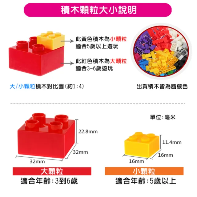 【塔克百貨】600g 大顆粒積木 積木 散裝 補充包 益智積木 大塊積木 通用積木 樂高相容 益智玩具