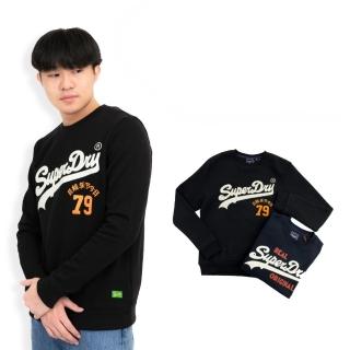 【Superdry】冬天必備 極度乾燥 大學T 冒險魂 刷毛 superdry 大尺碼 長T(大學T 9319)
