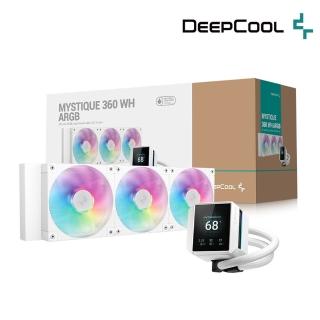 【DeepCool】九州風神 MYSTIQUE 360 WH ARGB CPU一體式360水冷散熱器(白色)