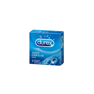 【Durex 杜蕾斯】活力裝衛生套1盒(3入 加價購)