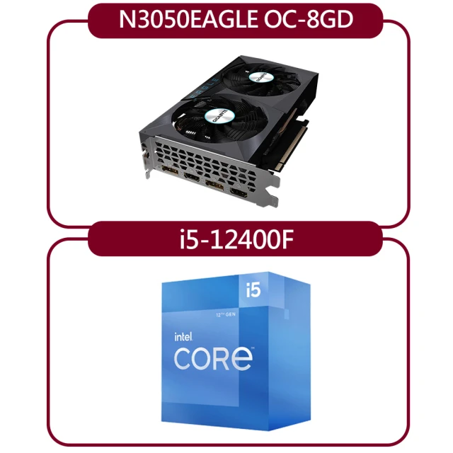 ASUS 華碩 組合套餐(Intel i5-12400F 處