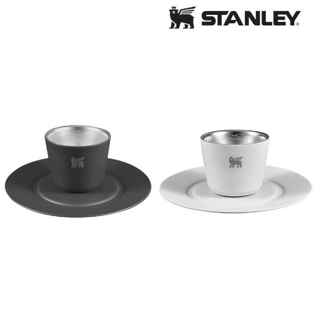 【Stanley】晨光時刻 雙層不鏽鋼濃縮咖啡杯盤組