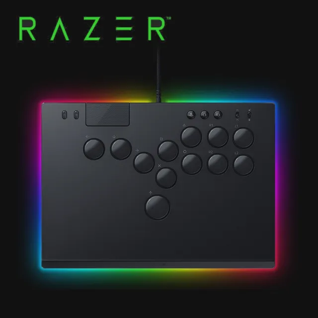 【Razer 雷蛇】Kitsune 按鈕街機控制器All-Button Optical Arcade (控制器/PS5/魔物獵人適用)
