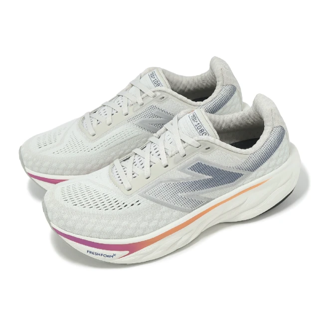 NEW BALANCE 慢跑鞋 Fresh Foam X 1080 V14 D 女鞋 寬楦 灰質 金屬銀 運動鞋 NB(W1080G14-D)