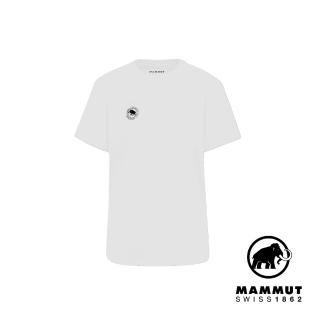 【Mammut 長毛象官方直營】Mammut Base Guarantee 1974 有機棉休閒短袖T恤 男款 白色 #1017-07200