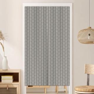 【BonBon naturel】侘寂風日式極簡系列門簾85x150cm-迷遇(門簾/風水簾/長門簾/穿桿式門簾)