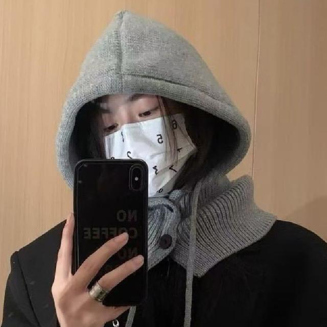 【Amirr 艾米爾】★萬用護頸保暖毛帽(休閒/舒適/保暖/毛帽)