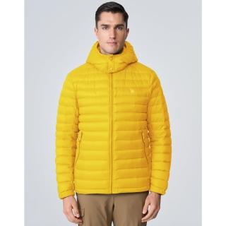 【Wildland 荒野】男700FP可拆帽輕暖羽絨外套(蒲公英黃)