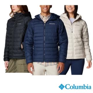 【Columbia 哥倫比亞】男女款-防潑保暖化纖連帽外套(三色任選)