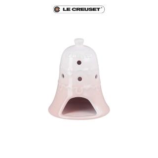 【Le Creuset】瓷器雪藏時光系列鈴鐺造型燭臺(貝殼粉)