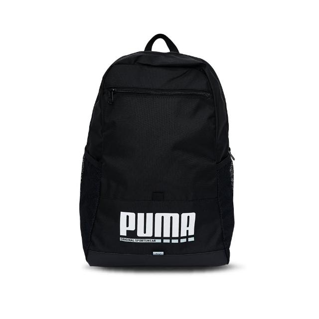 【PUMA】PUMA Plus 黑色 大LOGO 休閒 後背包 09034601