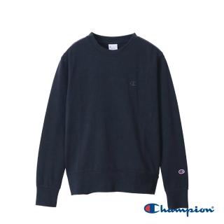 【Champion】官方直營-BASIC 刺繡小C棉質毛圈大學TEE/圓領TEE-女(2色可選)