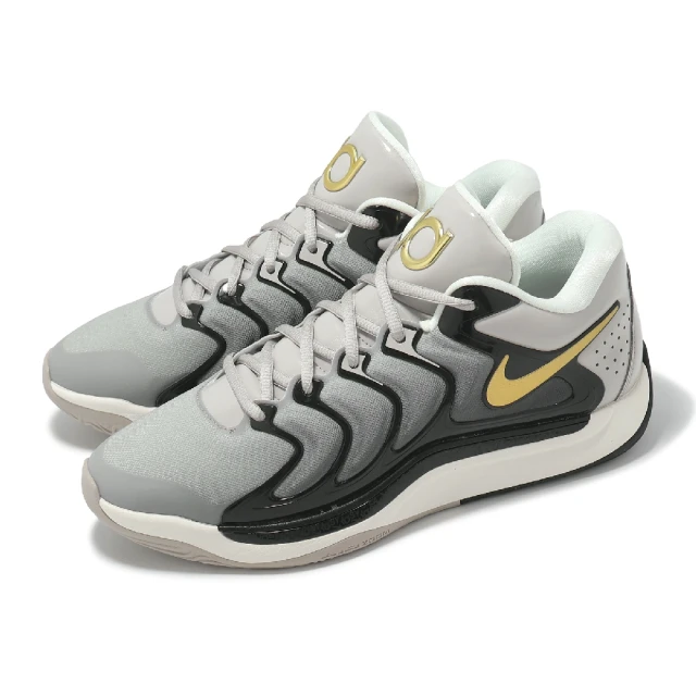 NIKE 耐吉 籃球鞋 KD17 EP 男鞋 灰黑 金 Du NIKE 耐吉 籃球鞋 KD17 EP 男鞋 灰黑 金 Durant 杜蘭特 氣墊 緩震(FJ9488-003)