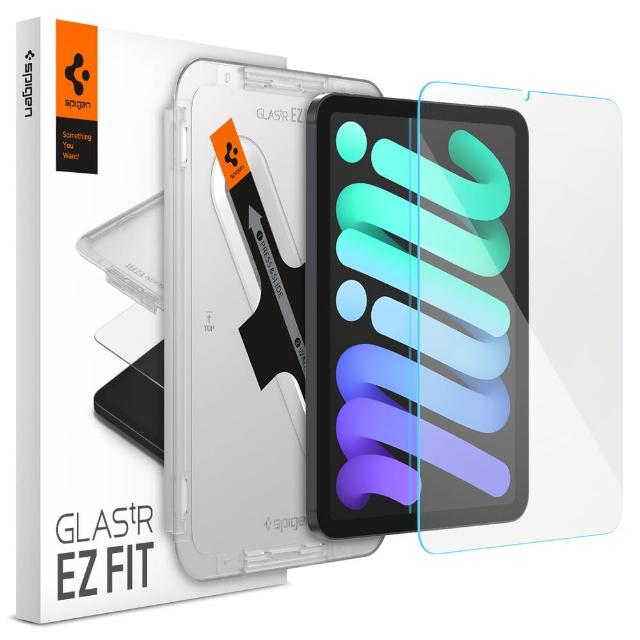 【Spigen】SGP iPad Mini 7 / Mini 6_Glas.tR EZ Fit-玻璃保護貼(含快貼板)