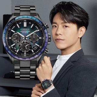 【CITIZEN 星辰】GENTS 韋禮安廣告款宇宙幻彩 GPS衛星對時鈦金屬光動能男錶/44.6mm(CC4057-60E)