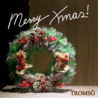 【TROMSO】芬蘭聖誕花圈-B06自然系松果花圈(40x40cm)