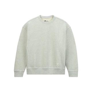 【CONVERSE】Gold Standard男款 女款 淺灰色 休閒 圓領 大學T 衛衣 長袖 10025916-A01