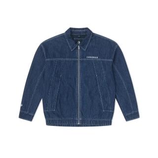 【CONVERSE】Skate Demin Jacket 男款 藍色 運動 牛仔 外套 10027962-A01