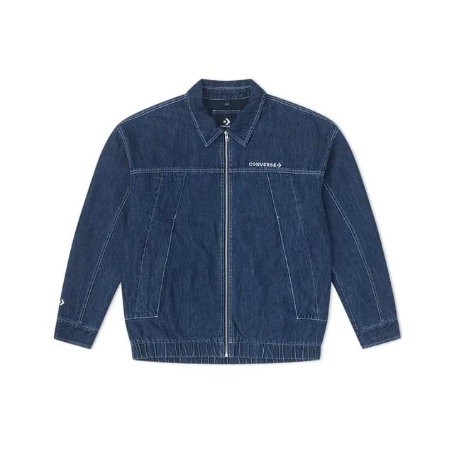 【CONVERSE】Skate Demin Jacket 男款 藍色 運動 牛仔 外套 10027962-A01