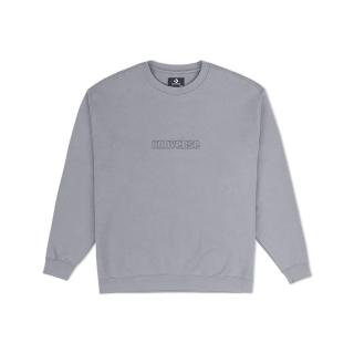 【CONVERSE】Premium Graphic Pack Crew 男款 灰色 大學T 運動 休閒 長袖 10027103-A02