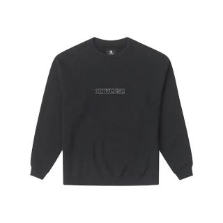 【CONVERSE】Premium Graphic Pack Crew 男款 黑色 圓領T 長袖 10027103-A01