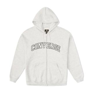 【CONVERSE】Retro Chuck Fz Hood Retro 男款 灰色 復古 拉鍊 連帽 外套 10027083-A04