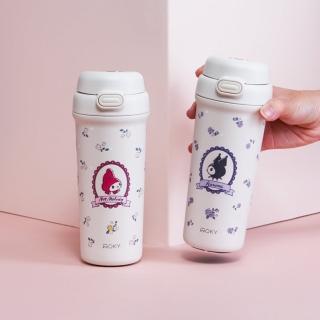 【WOKY 沃廚】三麗鷗聯名 All-P輕芯鈦瓷雙飲保溫杯500ml(兒童水壺/吸管杯/保冰保溫)