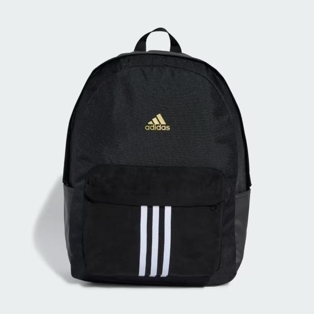 【adidas 愛迪達】LOGO 後背包(JF0799 運動背包 後背包 黑)