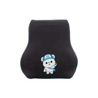 【ANBORTEH 安伯特】HO BEAR 賀參熊慢回彈護腰墊(靠墊 靠枕 腰枕)