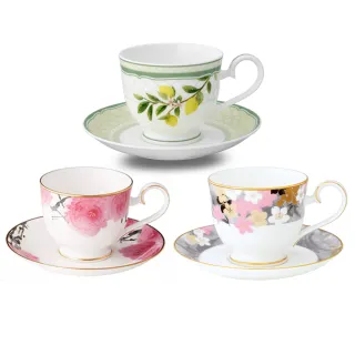 【NORITAKE】小清新-咖啡對杯禮盒組(MOMO 獨家聖誕組合)