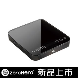 【zeroHero】靈智LED點陣玻璃金屬流速咖啡電子秤(玻璃秤面/金屬機身/點陣螢幕/流速秤/手沖咖啡秤/義式機秤)