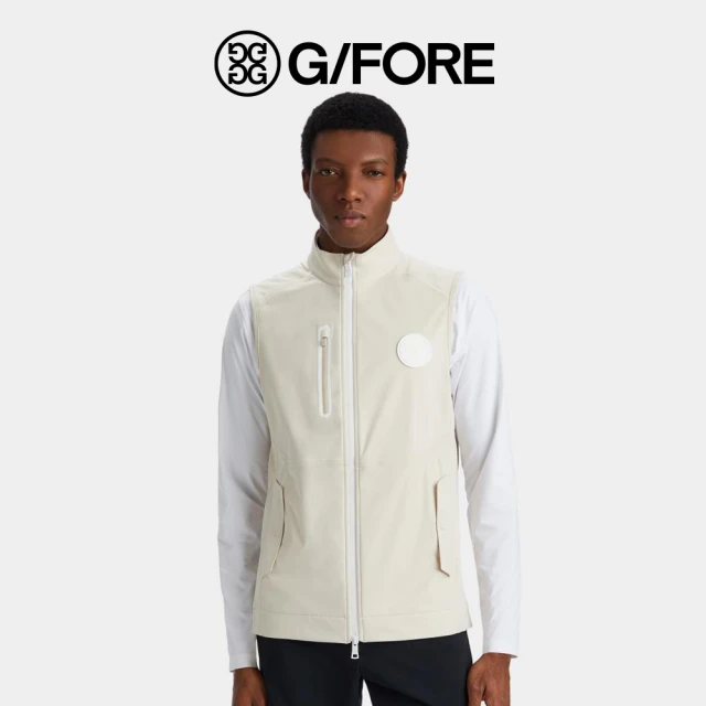 G/FORE WEATHER RESISTANT REPELLER VEST 背心外套 米色(G4MA23O06-STN)