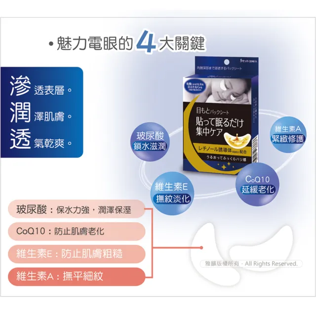 【森下仁丹】整晚貼-眼膜(4盒20對入)
