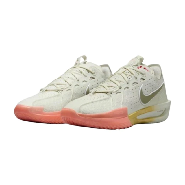 NIKE 耐吉 Nike Zoom G.T. Cut 3 EP 米金粉橘 籃球鞋 DV2918-005(緩震 耐磨 運動鞋 男鞋)