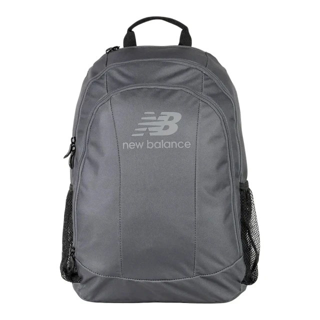 NEW BALANCE 後背包 運動包 書包 旅行包 大容量 雙層 BAGS 灰 LAB23181GT(2389)