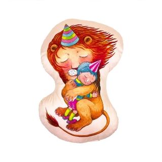 【KIDULT 繪見幾米】擁抱 擁抱獅子 造型大抱枕