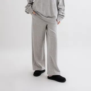 【Arnold Palmer 雨傘】女裝-個性LOGO抽繩束腳兩穿休閒長褲(灰色)