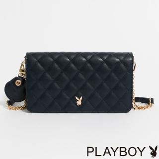 【PLAYBOY】斜側揹包 Playful系列(藍色)