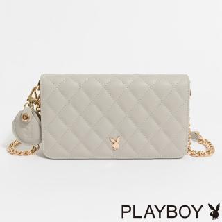 【PLAYBOY】斜側揹包 Playful系列(灰色)