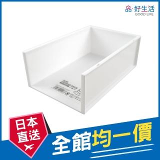 【GOOD LIFE 品好生活】日本製 組合直式收納抽屜架（白色）(日本直送 均一價)