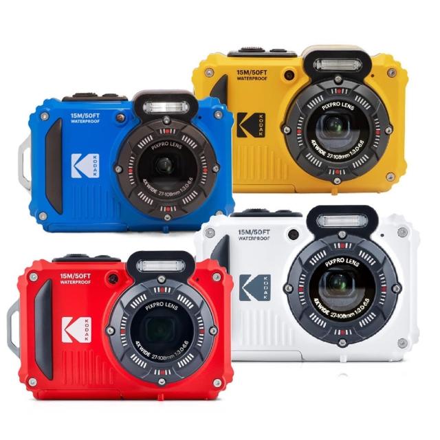 【Kodak 柯達】PIXPRO WPZ2 RUGGED CAMERA 防水數位相機 15米防水相機 WIFI傳輸(原廠公司貨 一年保固)