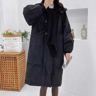 【巴黎精品】現貨+預購 羽絨棉外套夾棉夾克(保暖低調設計溫暖貼身女外套2色w1ag40)