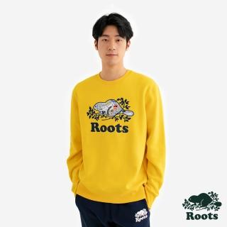 【Roots】Roots男裝- FROSTY FUN 圓領上衣(檸檬黃)