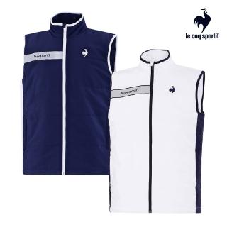 【LE COQ SPORTIF 公雞】防風防潑水鋪棉背心 男女款-2色-LWU61092 LWU62092